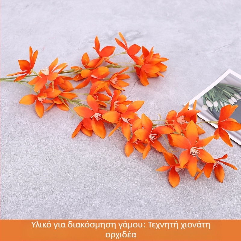 Μπουκέτο μεταξωτής ορχιδέας για διακόσμηση οροφής γάμου