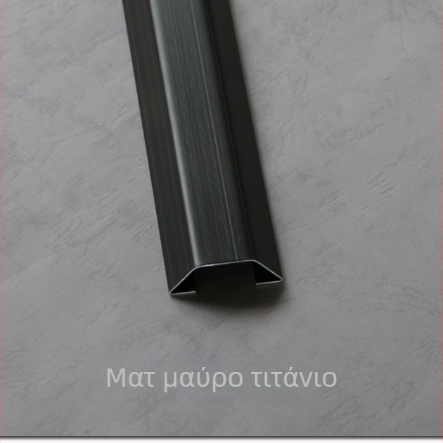 Κανάλι καλωδίωσης από ανοξείδωτο ατσάλι για επιφανειακή εγκατάσταση με κόλλα