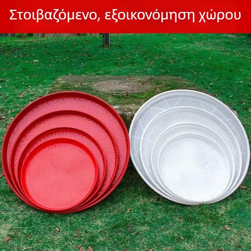 Κυκλικό Μεγάλο Πλαστικό Κοσκινάκι Οικιακής Χρήσης – Λεπτό Κοσκίνισμα Αλεύρι και Ρύζι, Σίτερ για Νουντλς, Πολυχρηστικό Κοσκινάκι Στέγνωσης