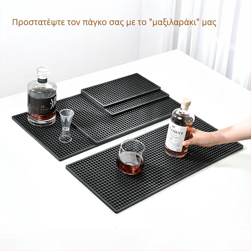 Χοντρή PVC βάση μπαρ με αντιολισθητική επιφάνεια, αποστραγγίζει το νερό και απορροφά τους κραδασμούς για εξοπλισμό καφέ