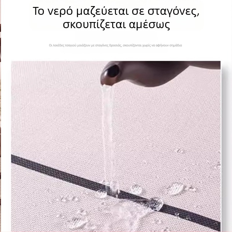 Κινέζικό Zen στυλ με μπαμπού για τραπεζάκι τσαγιού – μακρύ ύφασμα από βαμβάκι-λινό για τσαγιού τραπεζάκι, TV και καφέ τραπεζάκι