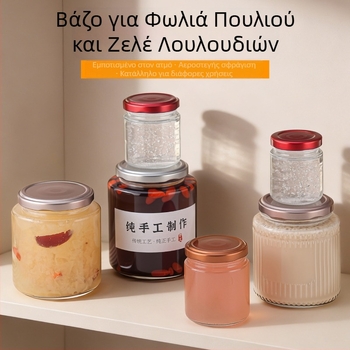 Ενισχυμένα γυάλινα βάζα για φωλιά πουλιού και fish maw, έτοιμο προς κατανάλωση, σφραγμένα γυάλινα βάζα, βάζα μαρμελάδας