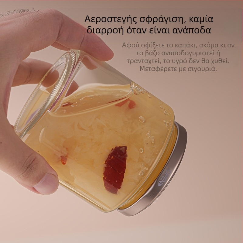Ενισχυμένα γυάλινα βάζα για φωλιά πουλιού και fish maw, έτοιμο προς κατανάλωση, σφραγμένα γυάλινα βάζα, βάζα μαρμελάδας