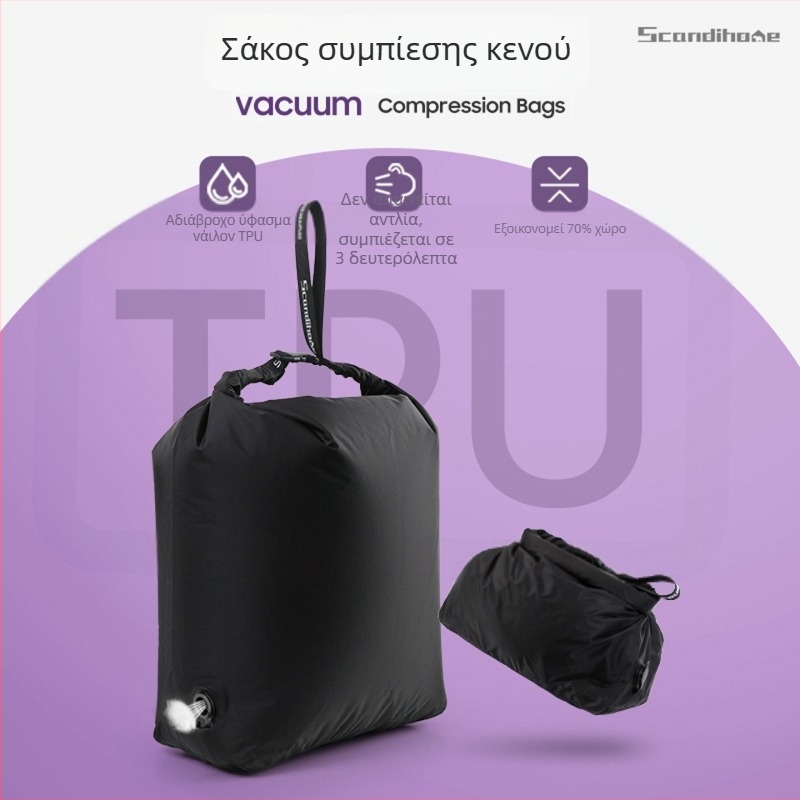 Τσάντα αποθήκευσης κενού, φορητή, με μεγάλη χωρητικότητα, αδιάβροχη και ανθεκτική στην υγρασία, πολυλειτουργική τσάντα ταξιδιού
