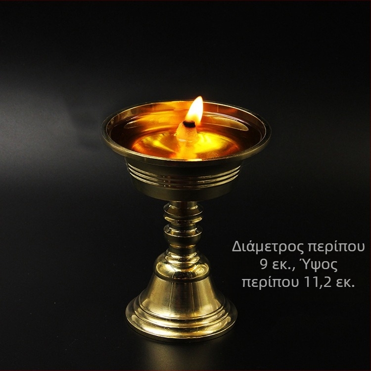 Ορείχαλκος δέκτης βουτυρόλαμπας, βάση λαμπτήρα και διακόσμηση οικίας