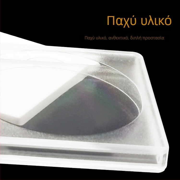 Τετράγωνο 46 mm ρυθμιζόμενο κουτί για καψούλες νομισμάτων αποθήκευσης