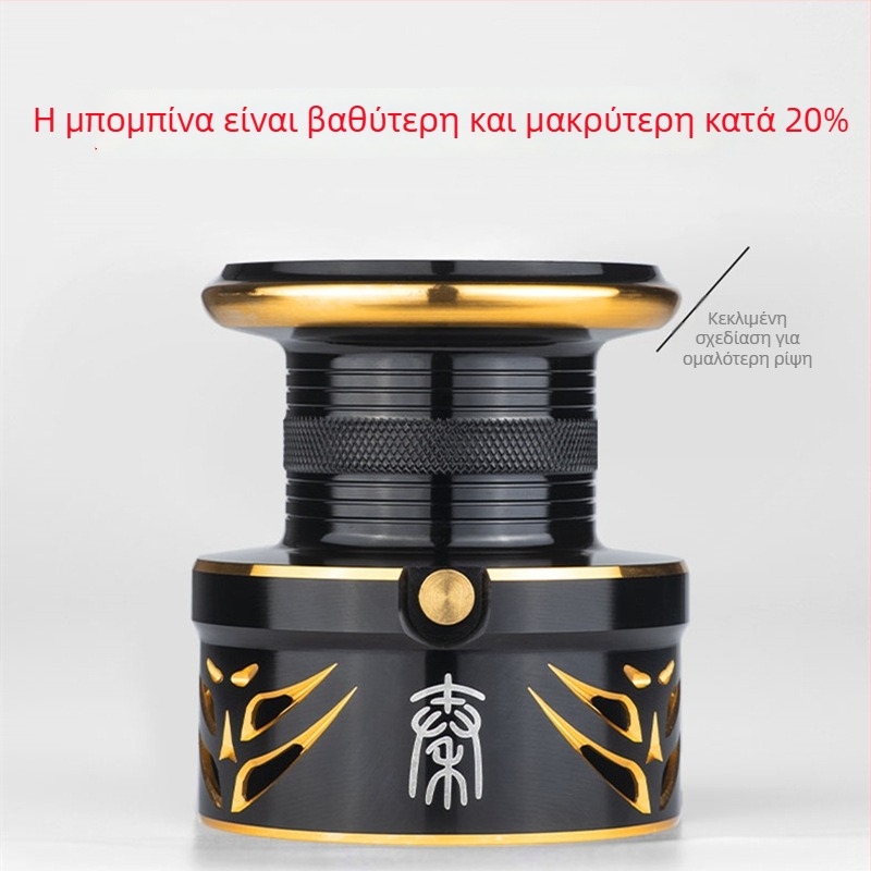 Pool Blade μεταλλικός μηχανισμός ριλ για μεγάλα ψάρια — σπίνινγκ και κάστινγκ, μακρινές ρίψεις για θαλάσσιο ψάρεμα