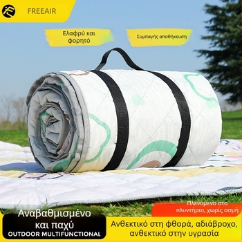 Πυκνωμένο αδιάβροχο χαλάκι πικνίκ για υπαίθριο κάμπινγκ, φορητό αναδιπλούμενο υπόστρωμα εδάφους για γκαζόν