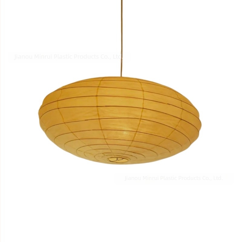 Noguchi-inspired ιαπωνικό φανάρι από χαρτί σε στυλ Wabi-Sabi, κρεμαστό για τραπεζαρία και σαλόνι, Nordic Danish vintage