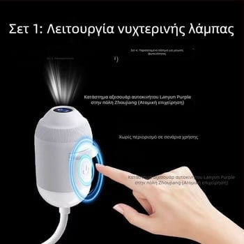 USB προβολέας αστέρων για εσωτερικούς χώρους αυτοκινήτου και υπνοδωμάτιο, γαλαξιακό φωτισμό ατμόσφαιρας