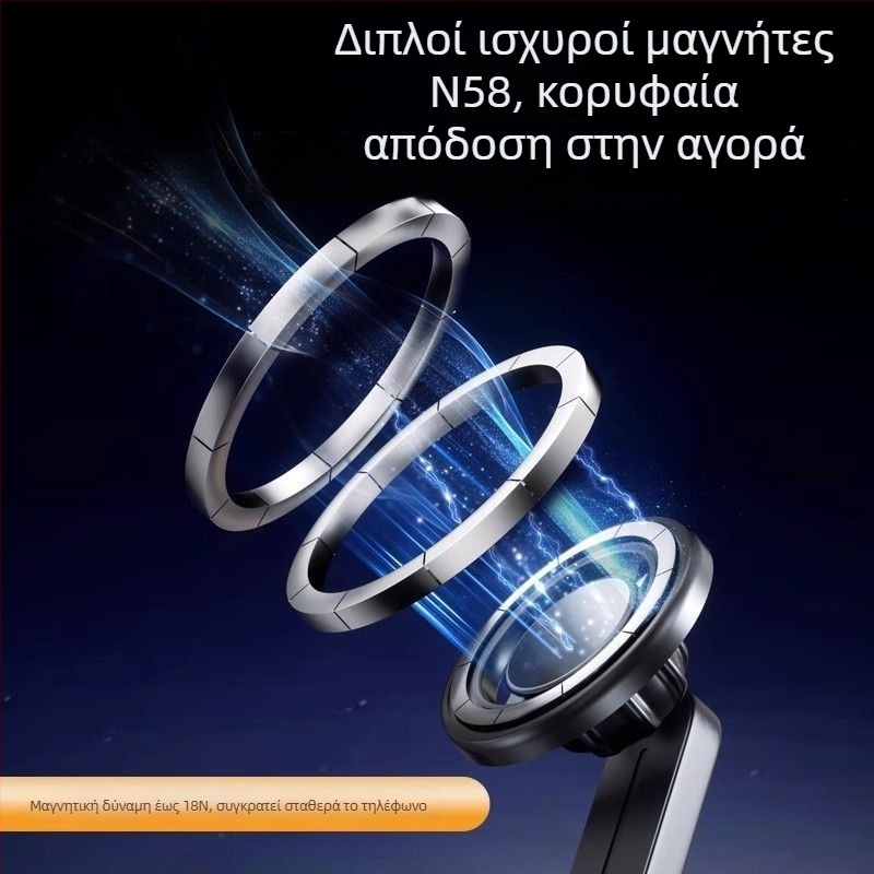 MagSafe μαγνητική βάση τηλεφώνου αυτοκινήτου για ταμπλό, μοντέλο 2025, καθολική για κεντρική κονσόλα