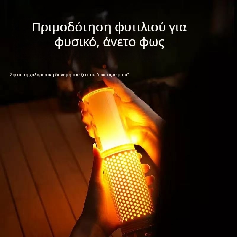 Φορτιζόμενη αναδιπλούμενη φανάρι κατασκήνωσης με διχρωμία φωτισμού, μαγνητικό εργασιακό φως και φορητή λάμπα σκηνής