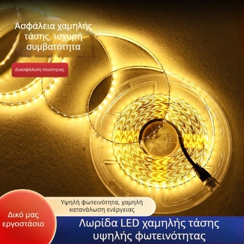 2835 LED ταινία, χαμηλής τάσης 12V, αυτοκόλλητη, γραμμικός φωτισμός, 120 LED