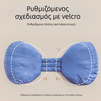 Μαξιλάρι εγκυμοσύνης για ύπνο στην πλάγια θέση με στήριξη μέσης και κοιλιάς
