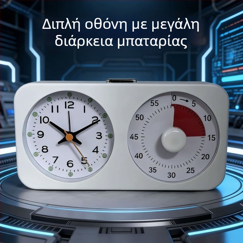 Οπτικός χρονοδιακόπτης για παιδιά και μαθητές, διαχείριση χρόνου, αυτοπειθαρχία, πολυλειτουργικός φορτιζόμενος ξυπνητήρας