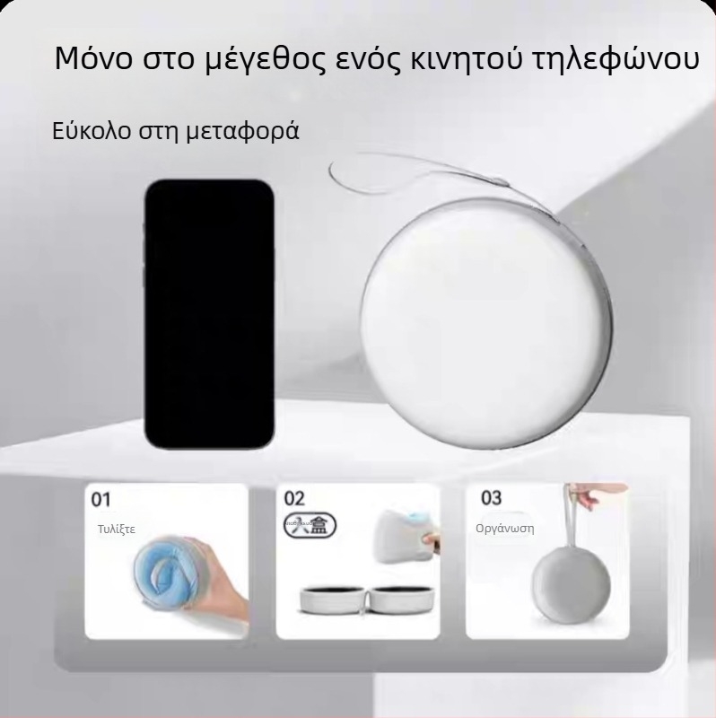 Μαξιλάρι ταξιδιού από αφρό μνήμης U-σχήματος, φορητό μαξιλάρι ύπνου για αεροπλάνο, αναδιπλώσιμο για κοιμισμένους μπρούμυτα