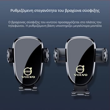 Βάση τηλεφώνου για πλοήγηση Volvo XC60, XC90, S90, V90, XC40, S60, V60
