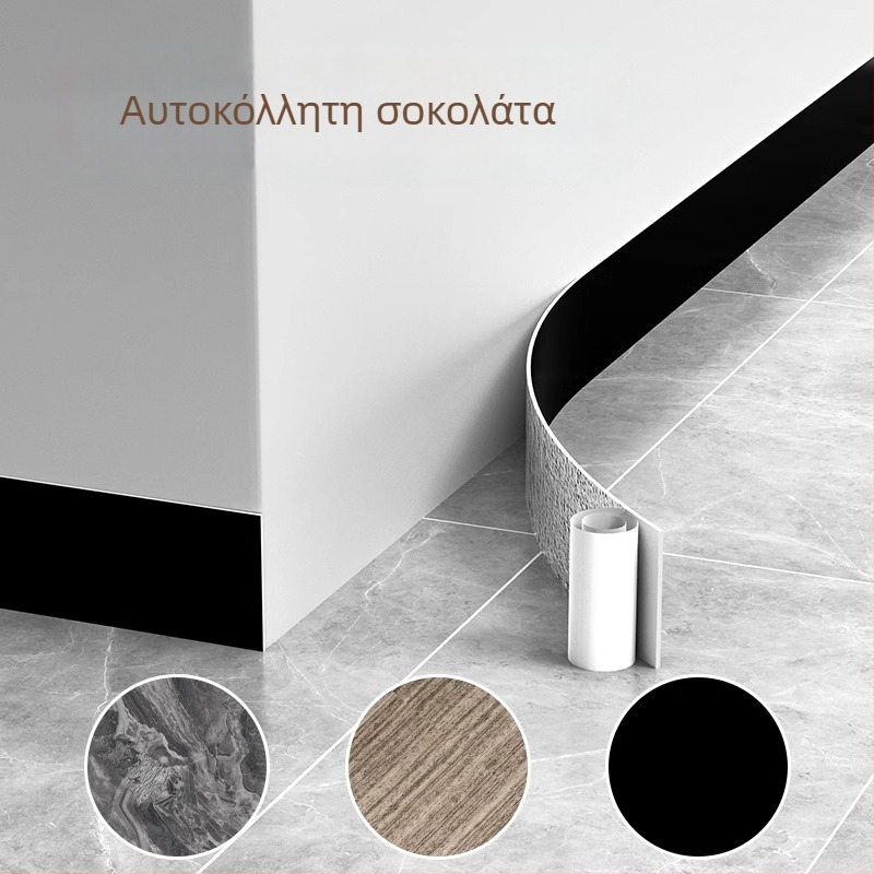 Αυτοκόλλητο PVC βάσης για τοίχο, προστατευτικό γωνίας, περβάζι παραθύρου, αδιάβροχες αυτοκόλλητες πλακίδες