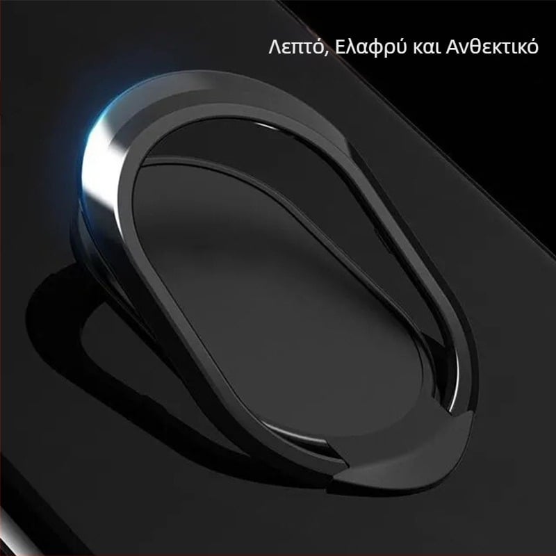 Καθολικός κρατήρας τηλεφώνου με δαχτυλίδι, συμπαγής επιτραπέζιος μεταλλικός βραχίονας με ισχυρή πρόσφυση, για αυτοκίνητο