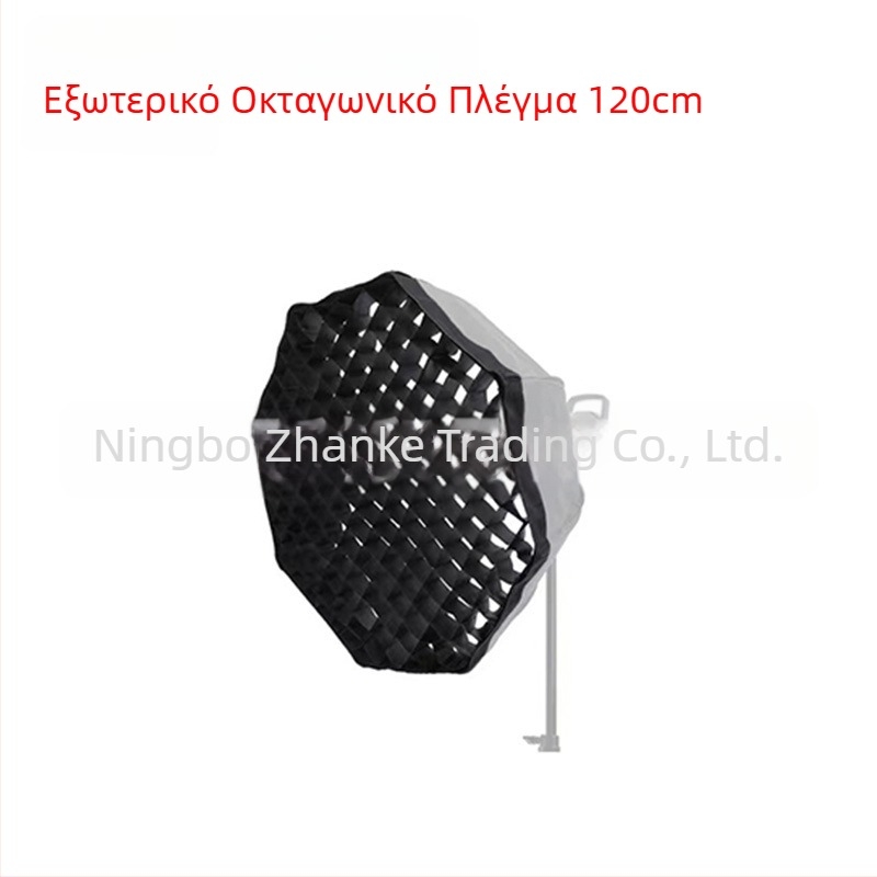 Softbox με πλέγμα για φωτογράφηση σε στούντιο, οκταγωνικό-ορθογώνιο πλέγμα με μοτίβο κυψελών, βαθύς απόδοση φωτός, γρήγορη εγκατάσταση, διαχυτής φωτός και κάλυμμα φλας