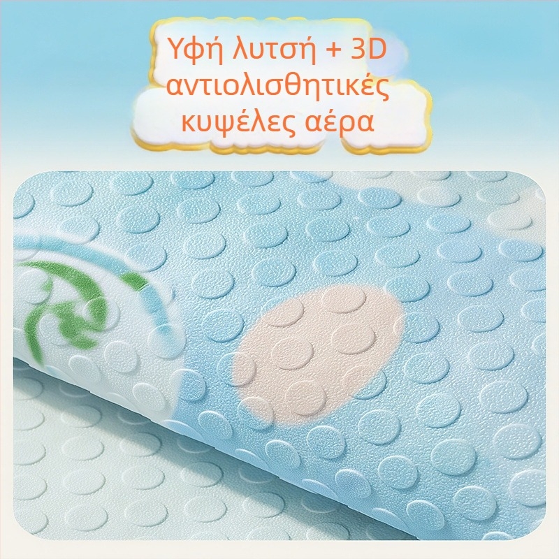 PVC χαλάκι μπάνιου αντιολισθητικό, αδιάβροχο, για ντους, με σχέδιο καρτούν, UV εκτύπωση