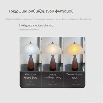 Βίντιτζα τραπεζική λάμπα με στυλ βάμπι-σαμπί, ρετρό σχεδίαση για υπνοδωμάτιο και μελέτη, ζεστό διακοσμητικό νυχτερινό φως
