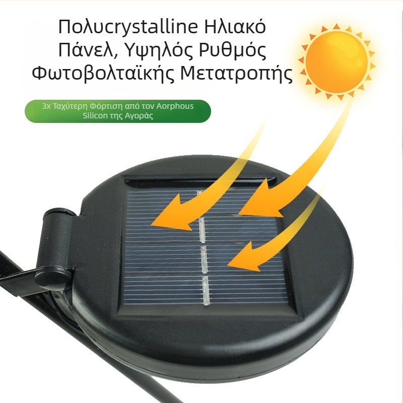 Ηλιακά φώτα κήπου με σχέδια καβούρι και χταπόδι, φώτα από σίδηρο για αυλή