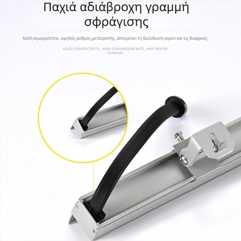 LED γραμμικός φωτισμός τοίχου εξωτερικός, με στρογγυρή οπή και διαφράγμα, αρχιτεκτονικός φωτισμός RGB περιγράμματος