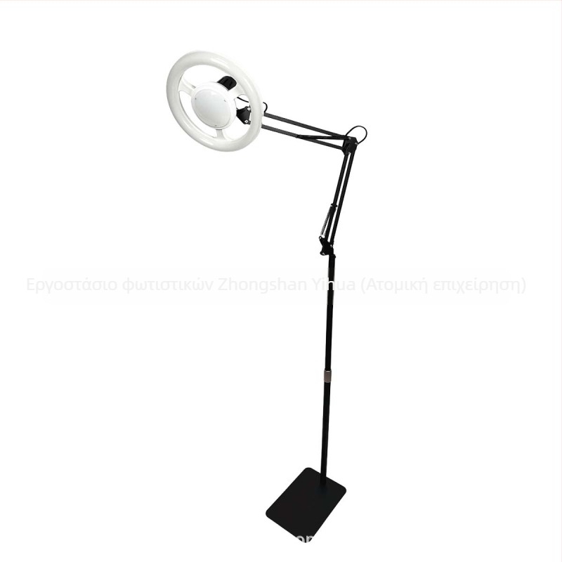 LED επιδαπέδια λάμπα ομορφιάς με απομακρυσμένο έλεγχο φωτισμού και προστασία ματιών, κατάλληλη για μανικιούρ, επεκτάσεις βλεφαρίδων, τατουάζ, διαμόρφωση φρυδιών και μακιγιάζ