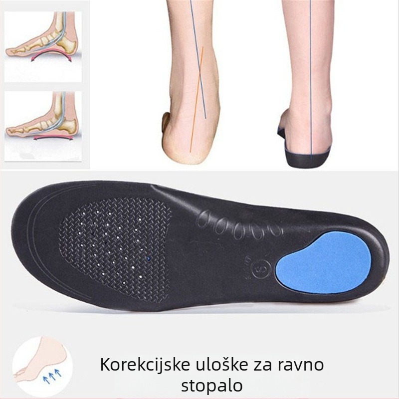 Uložak za korekciju ravnog stopala, uložak za korekciju svoda stopala za muškarce i žene, EVA uložak za unutarnje i vanjske dijelove, osam riječi za korekciju stopala na veliko