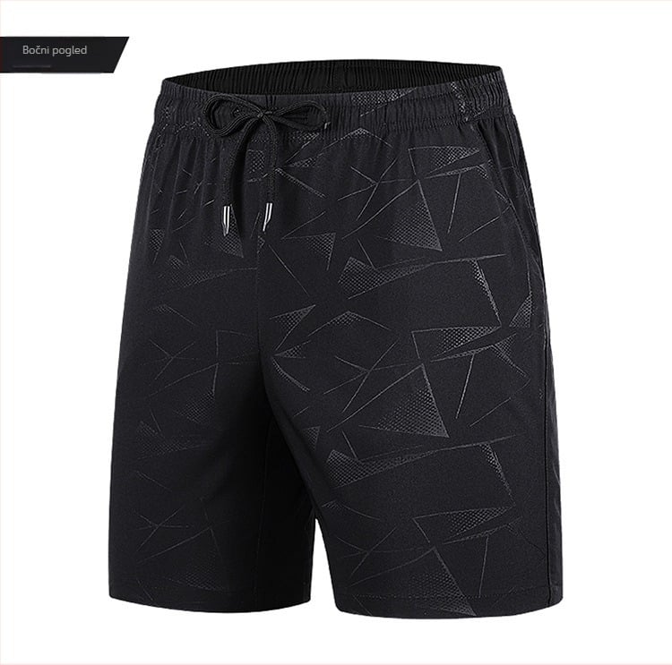Kratke hlače za muškarce, brzosušeće ljetne tanke muške hlače za plažu većih veličina, široke elastične hlače, nove ledeno svilene hlače za trčanje