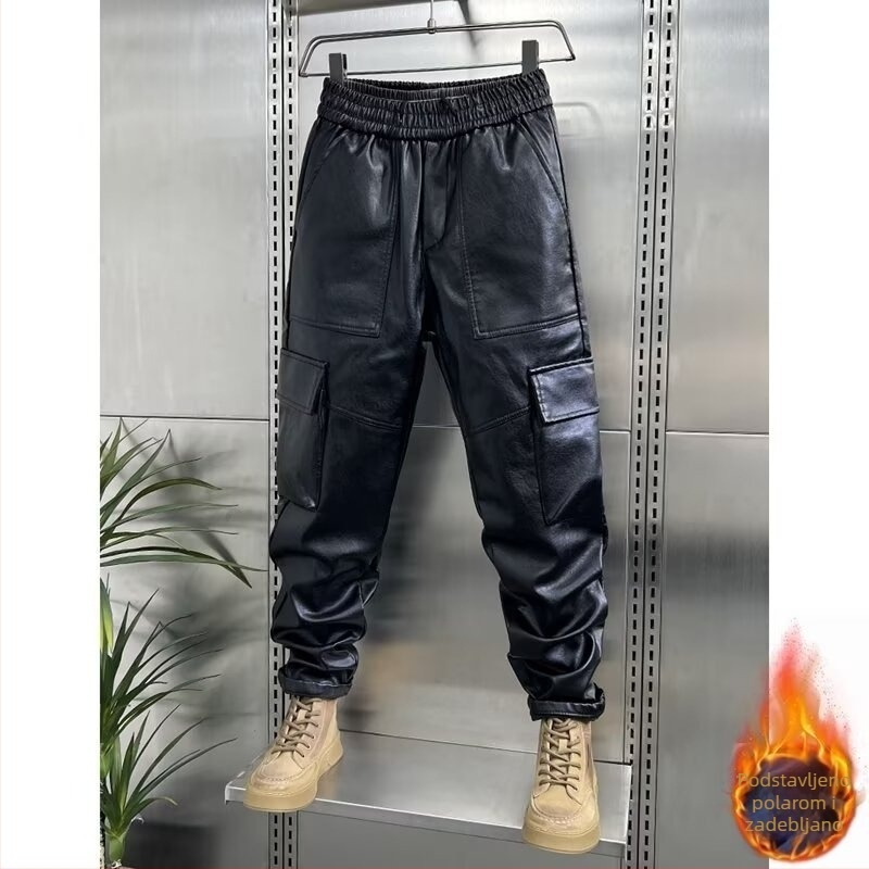 Traperice američkog stila s uzorkom "high-street" i teškim zanatskim pranjem