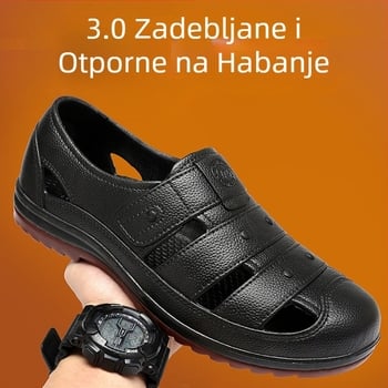 2024 E-trgovina Popularne plastične klompe Muške ljetne neklizajuće sandale Muške ležerne sandale za tatu Proizvođač veleprodaje