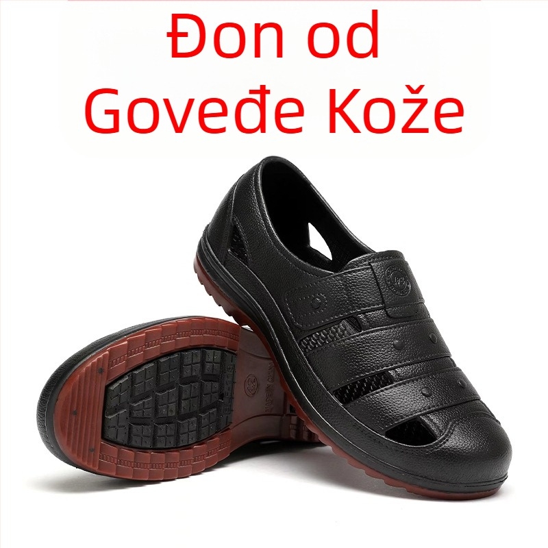 2024 E-trgovina Popularne plastične klompe Muške ljetne neklizajuće sandale Muške ležerne sandale za tatu Proizvođač veleprodaje