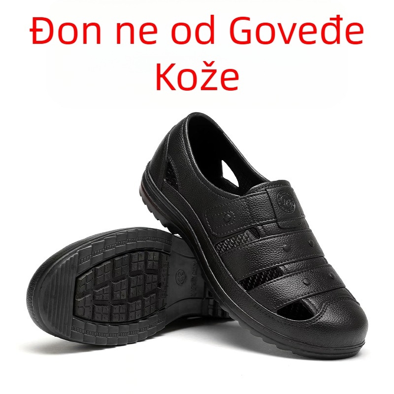 2024 E-trgovina Popularne plastične klompe Muške ljetne neklizajuće sandale Muške ležerne sandale za tatu Proizvođač veleprodaje