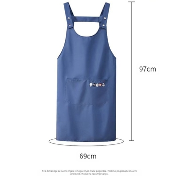 Vodootporna i uljeotporna pregača otporna na prljavštinu, nova podesiva radna odjeća za muškarce i žene