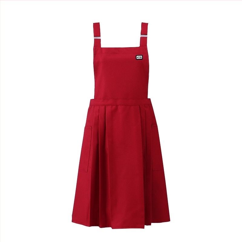 Guofeng vodootporna i uljeotporna pregača za žene visokog kvaliteta, struk, ženska plisirana suknja, kuhinjski struk, logotip, radna odjeća veleprodaja