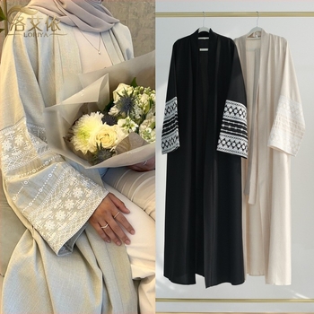 Loriya2024 AliExpress Dubai Bliski istok Turska Dubai Elegantni kardigan s vezom LR701