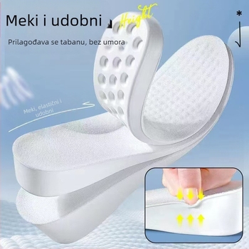 Nevidljivi sportski ulošci za povećanje visine, dugotrajni upijajući znoj, unutarnji dezodorans za povećanje visine za ženske cipele koje ne umaraju stopala i ne urušavaju se, muške cipele za daske, unutarnji uložak za povećanje visine