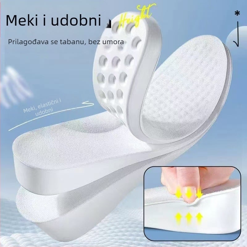 Nevidljivi sportski ulošci za povećanje visine, dugotrajni upijajući znoj, unutarnji dezodorans za povećanje visine za ženske cipele koje ne umaraju stopala i ne urušavaju se, muške cipele za daske, unutarnji uložak za povećanje visine