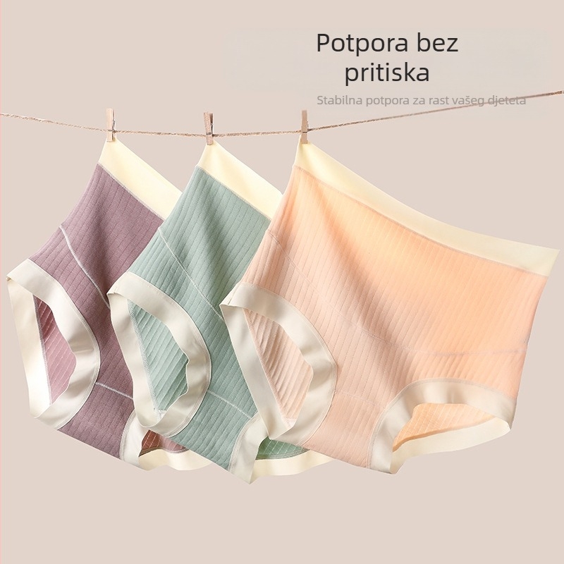 Donje rublje visokog struka za trudnice, žensko donje rublje za ranu, srednju i kasnu trudnoću, postporođajno donje rublje visokog struka bez tragova, pamučno donje rublje većih veličina bez tragova