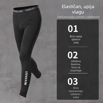 Odjeća za fitness, muško sportsko odijelo, brzosušeće tajice visoke elastičnosti, odjeća za trčanje, trening košarke, jutarnje trčanje, proljetna i jesenska biciklistička odjeća