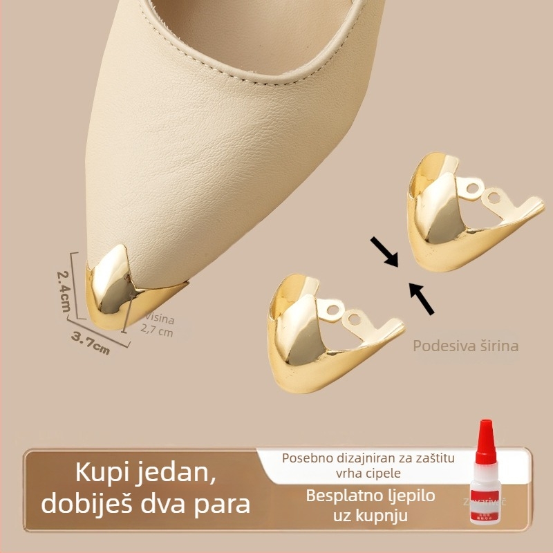 Zaštitnik za prste, Zaštitnik za prste, Vrh cipele protiv udaraca, Kožna navlaka za vrh cipele, Popravak visokih peta, Torba za špicaste prste, Artefakt od metalne glave prsta