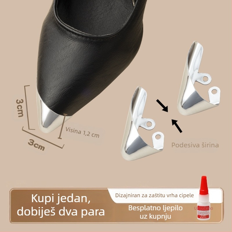 Zaštitnik za prste, Zaštitnik za prste, Vrh cipele protiv udaraca, Kožna navlaka za vrh cipele, Popravak visokih peta, Torba za špicaste prste, Artefakt od metalne glave prsta