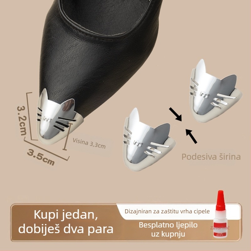 Zaštitnik za prste, Zaštitnik za prste, Vrh cipele protiv udaraca, Kožna navlaka za vrh cipele, Popravak visokih peta, Torba za špicaste prste, Artefakt od metalne glave prsta