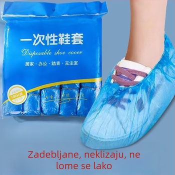 Kućanske plastične navlake za cipele otporne na prašinu, uniseks vodootporne navlake za cipele, novi materijal, PE navlaka za stopala, zadebljane navlake za cipele za jednokratnu upotrebu