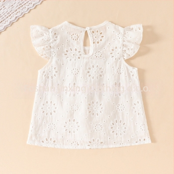 Novi ljetni top za djevojčice s pahuljicama za djevojčice 2024.