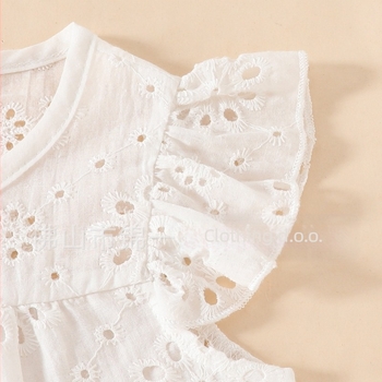 Novi ljetni top za djevojčice s pahuljicama za djevojčice 2024.