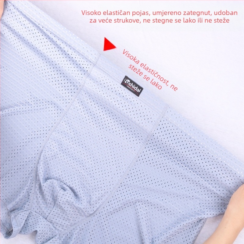 2~3 visoki struk velike veličine Ice Silk muško donje rublje za velike debele muškarce, veleprodaja 70,00 kg, ljetni novi proizvodi