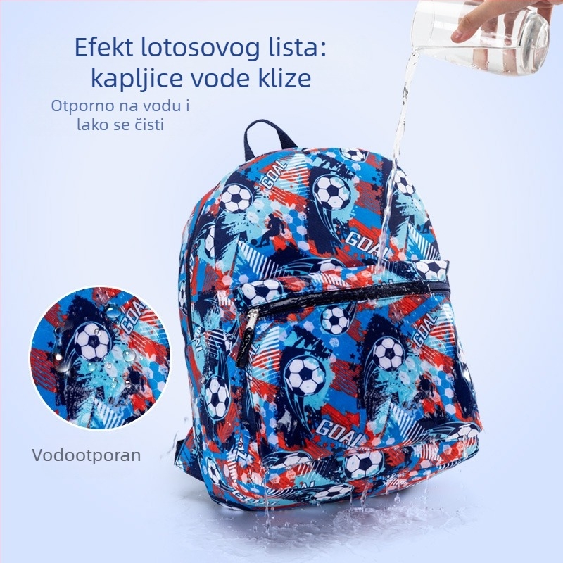 Prekogranični dječji školski set od tri dijela, lagani višenamjenski školski ruksak s crtanim otiskom za učenike osnovne škole